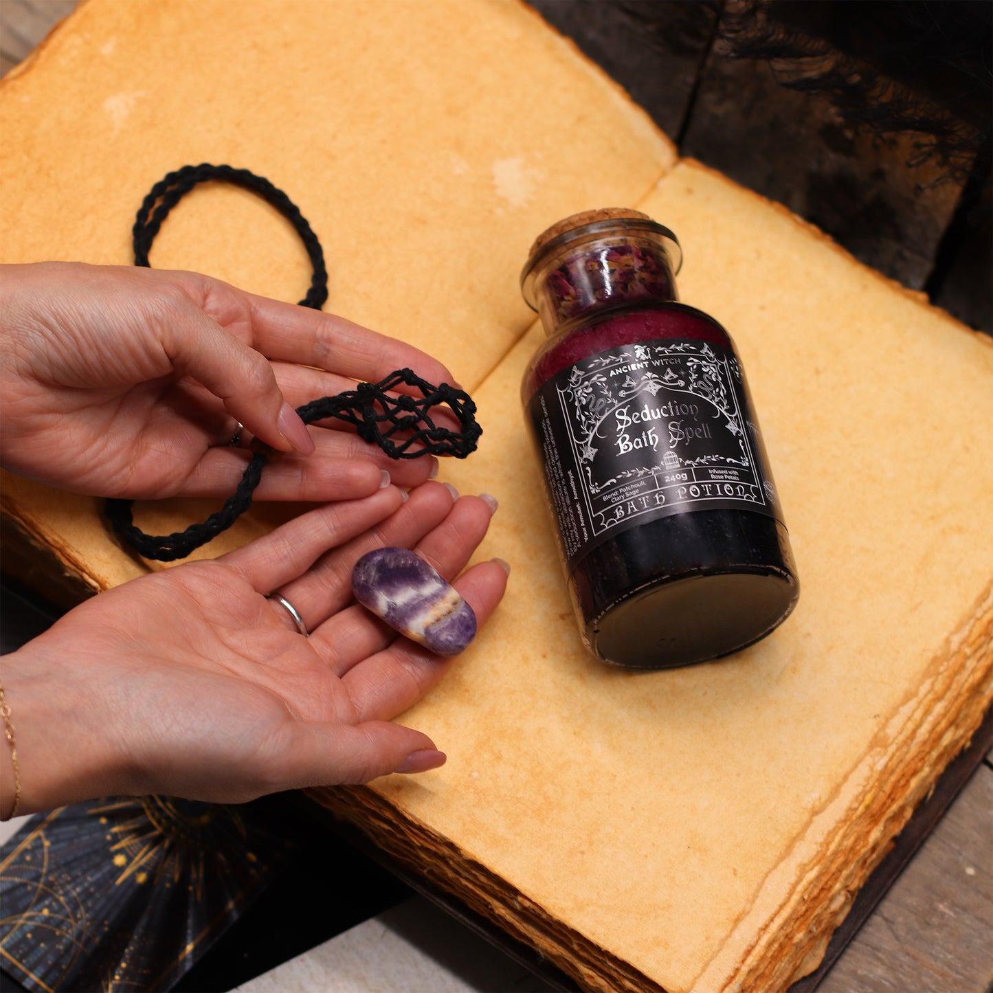 Ancient Witch Seduction Bath Spell Potion