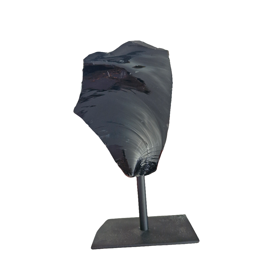 Obsidian on stand
