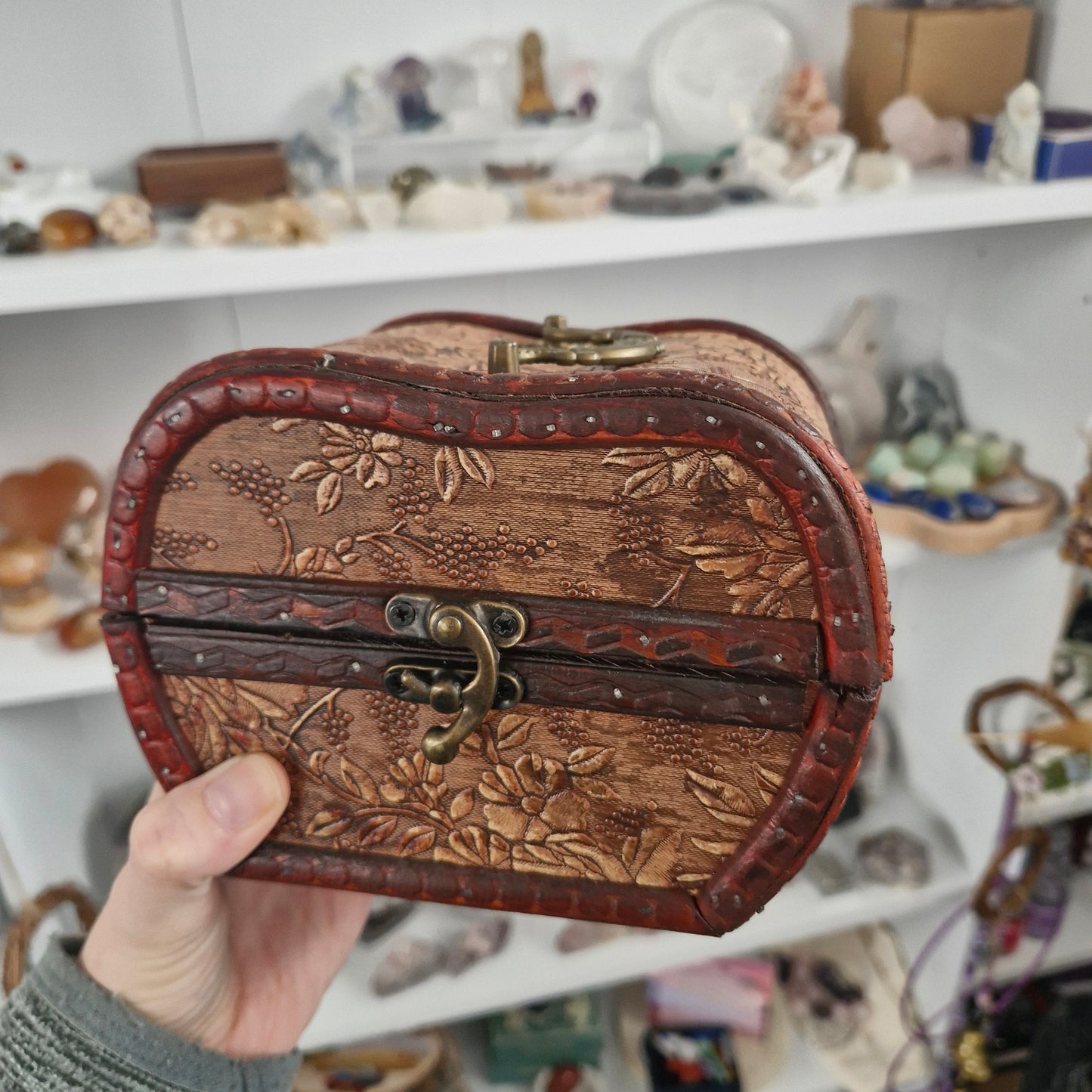 Apple shape treasure Chest boxes