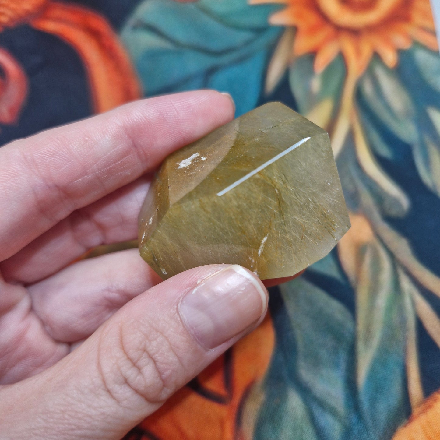 Rutile quartz freeform 1