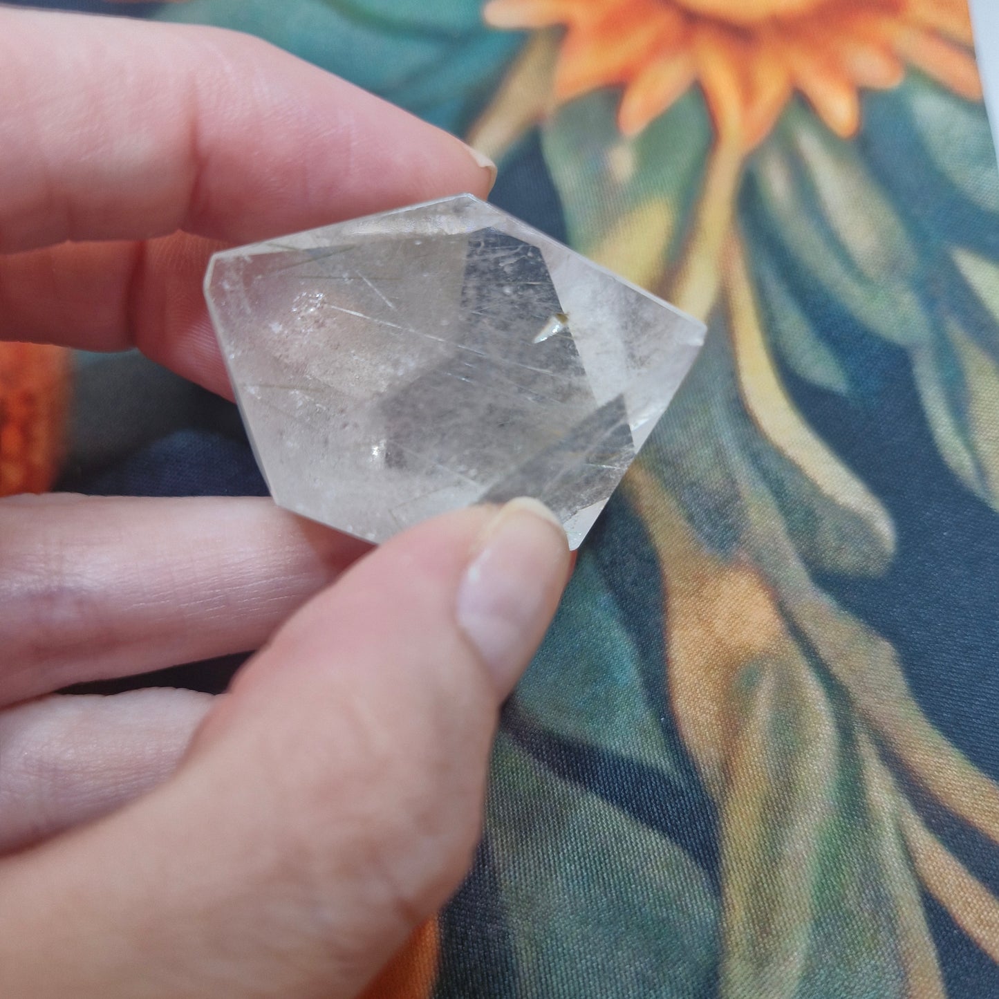 Rutile quartz freeform 3