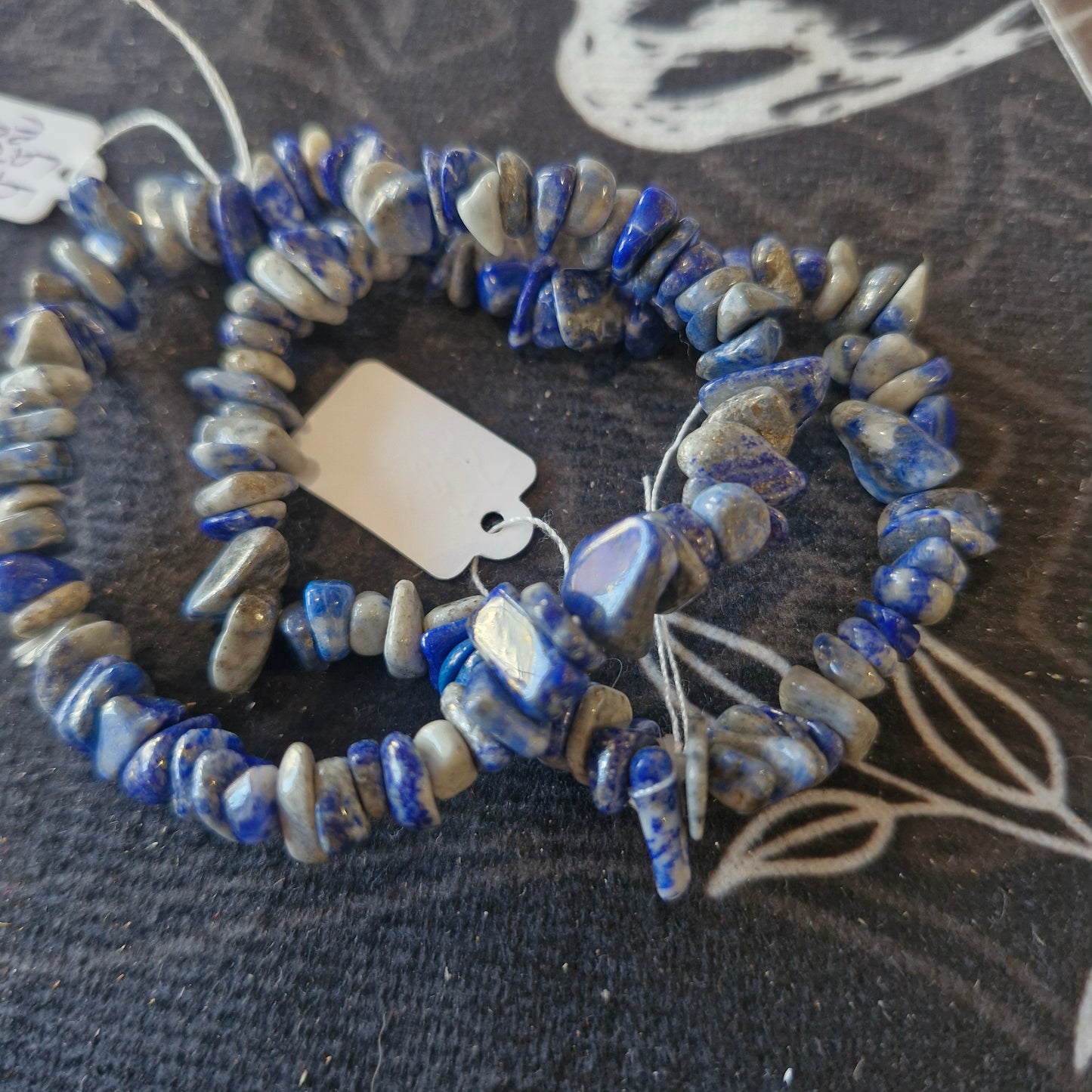 Lapis Lazuli chip bracelet