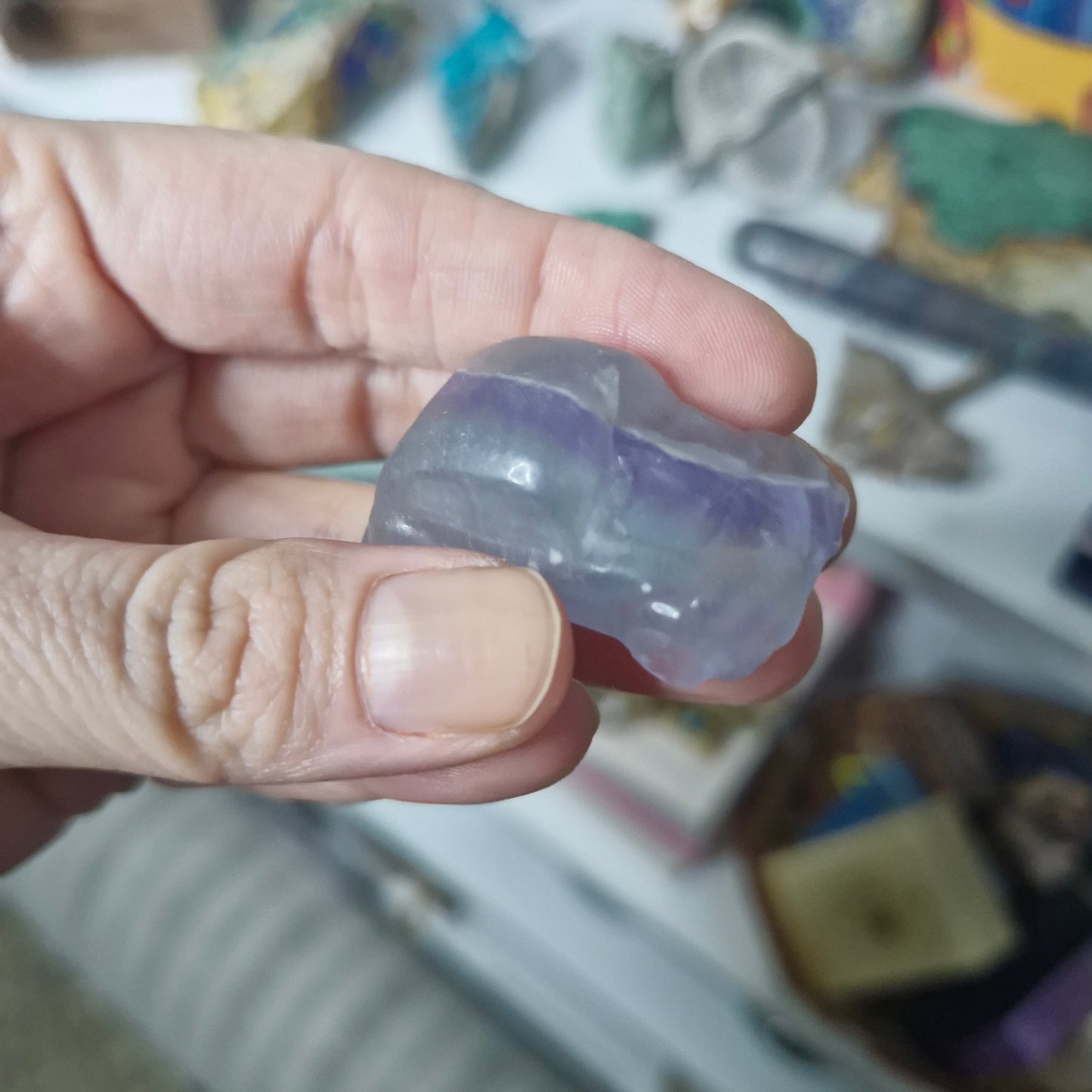 Fluorite vw beetle car