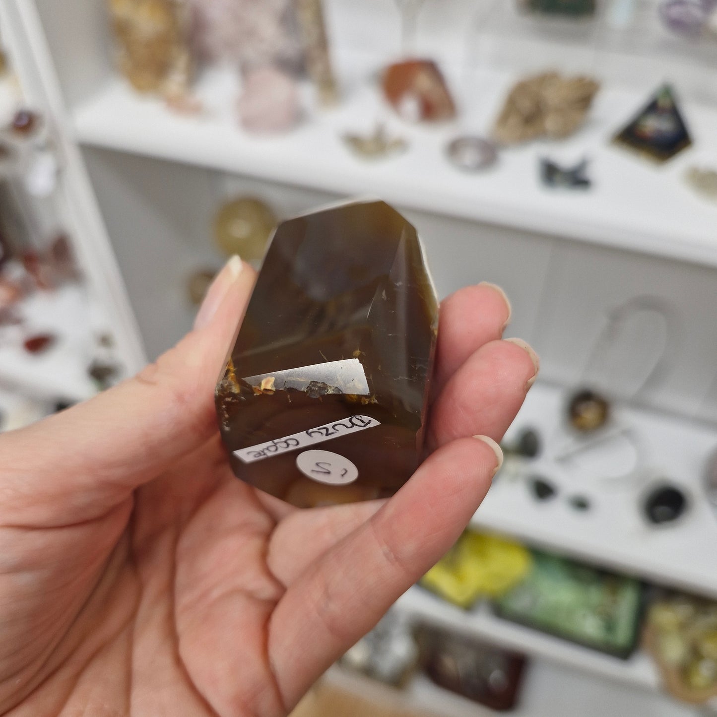 Agate druzy geode