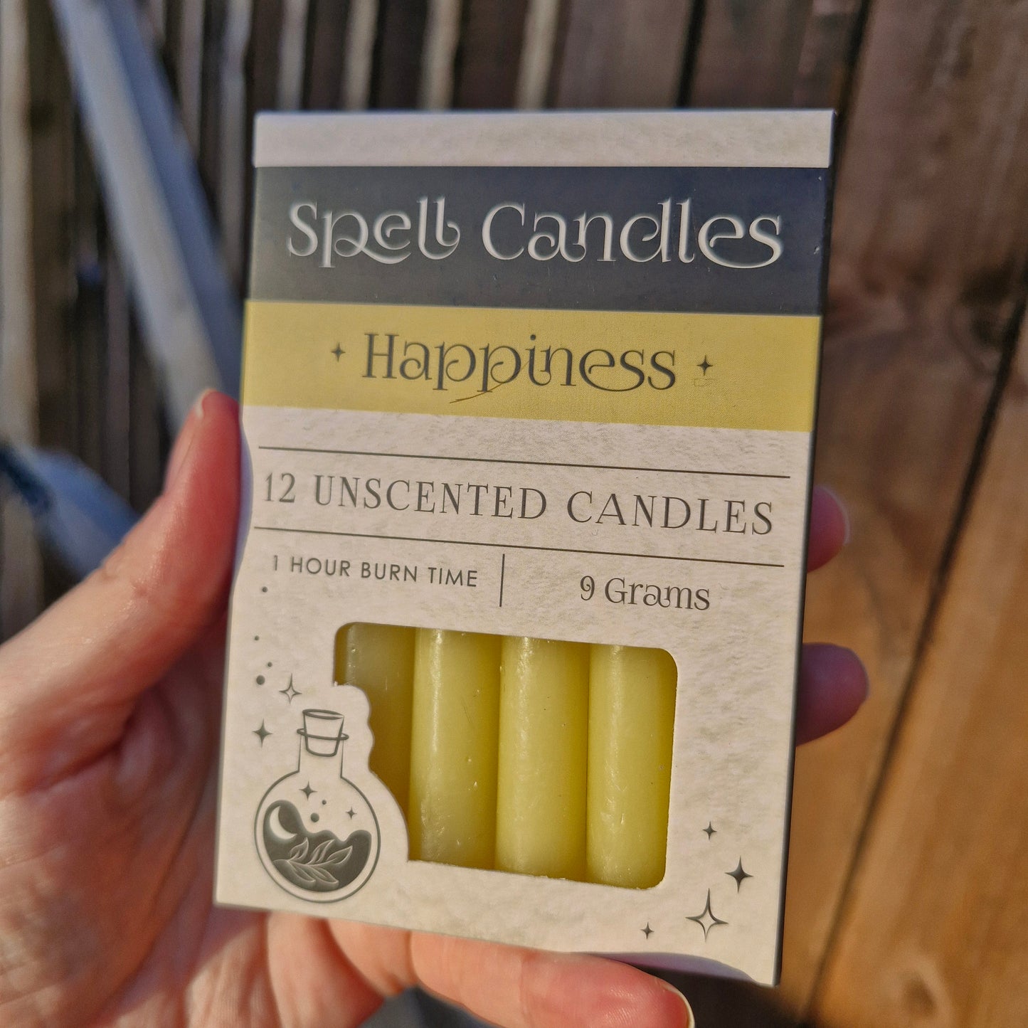 Happiness yellow spell candles