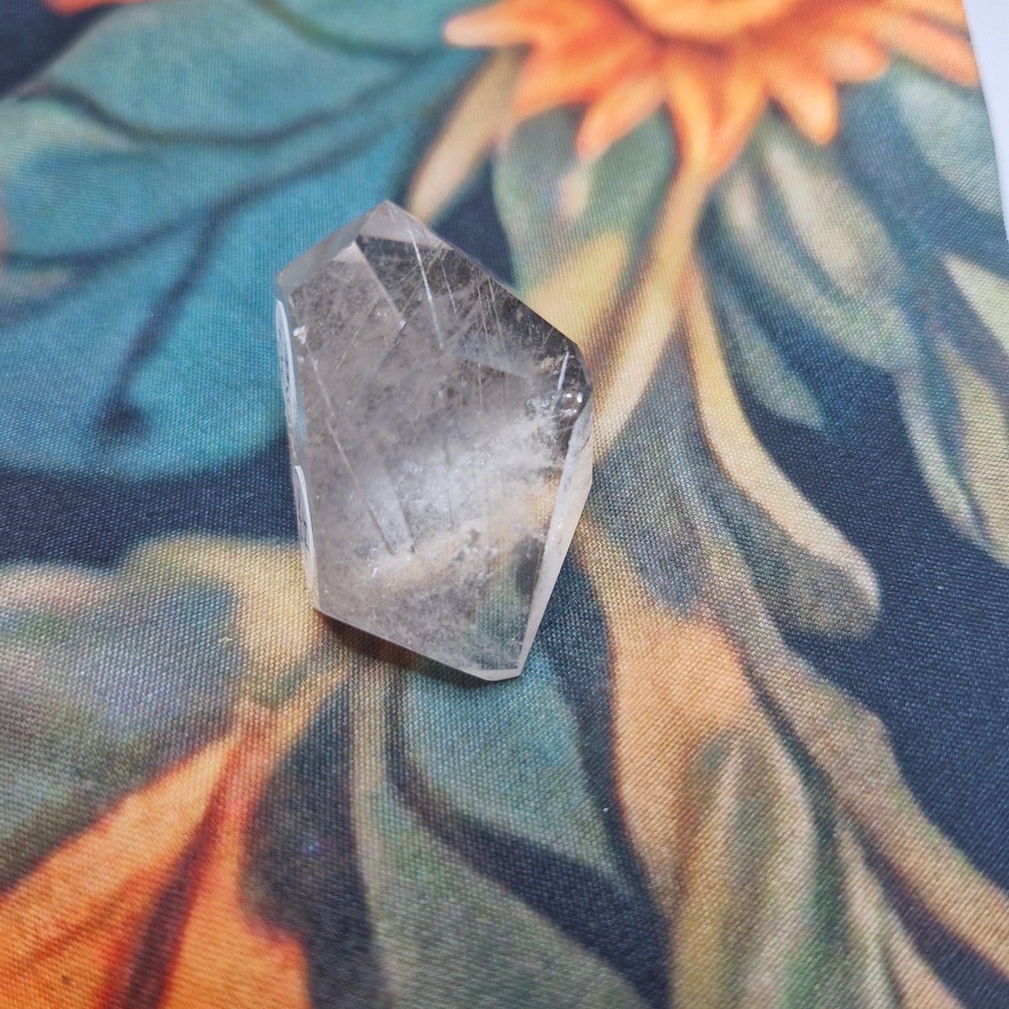 Rutile quartz freeform 3