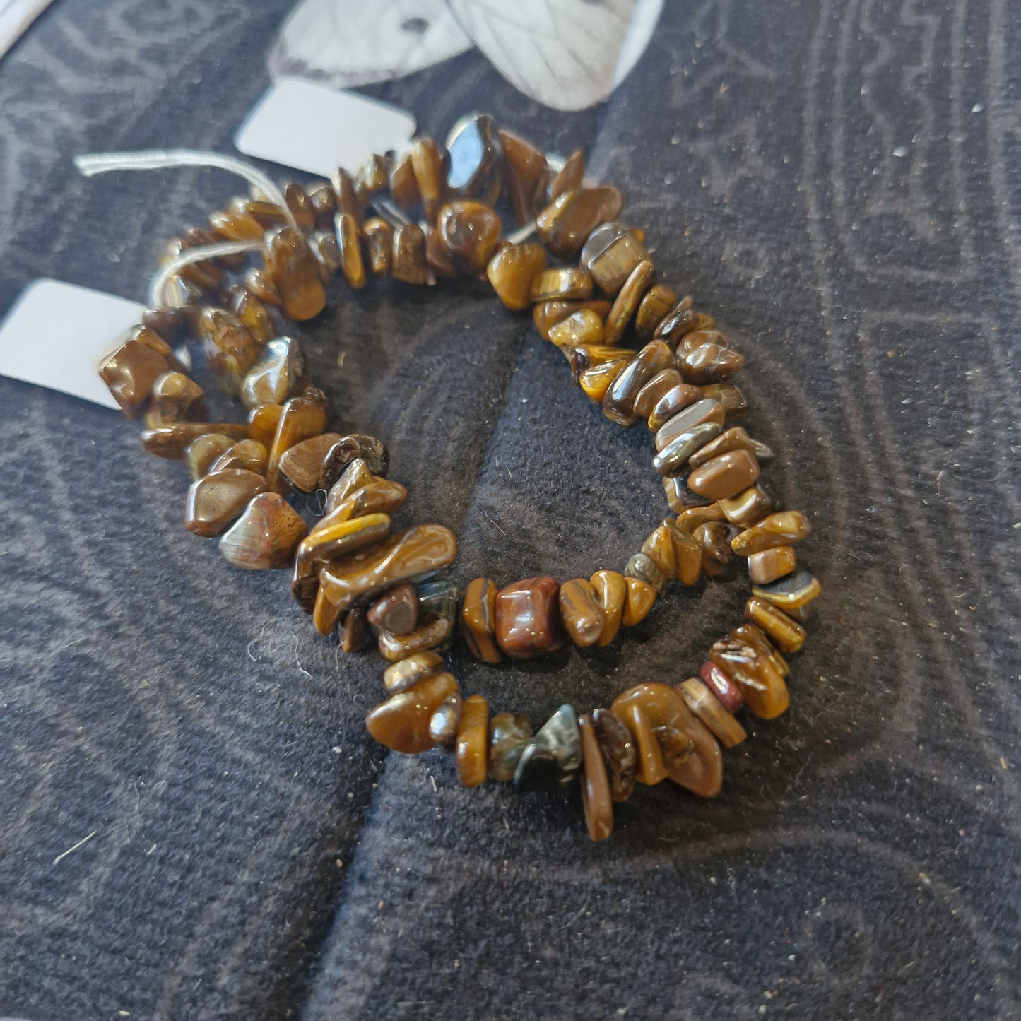 Tiger's Eye chip bracelet