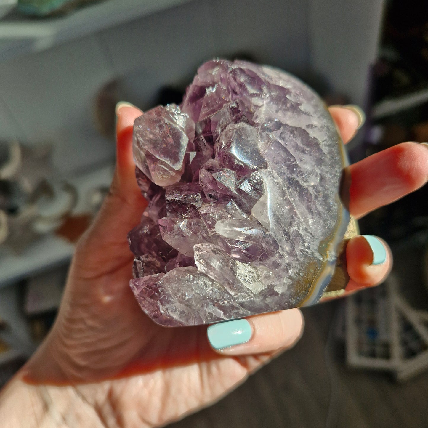 Chunky amethyst geode