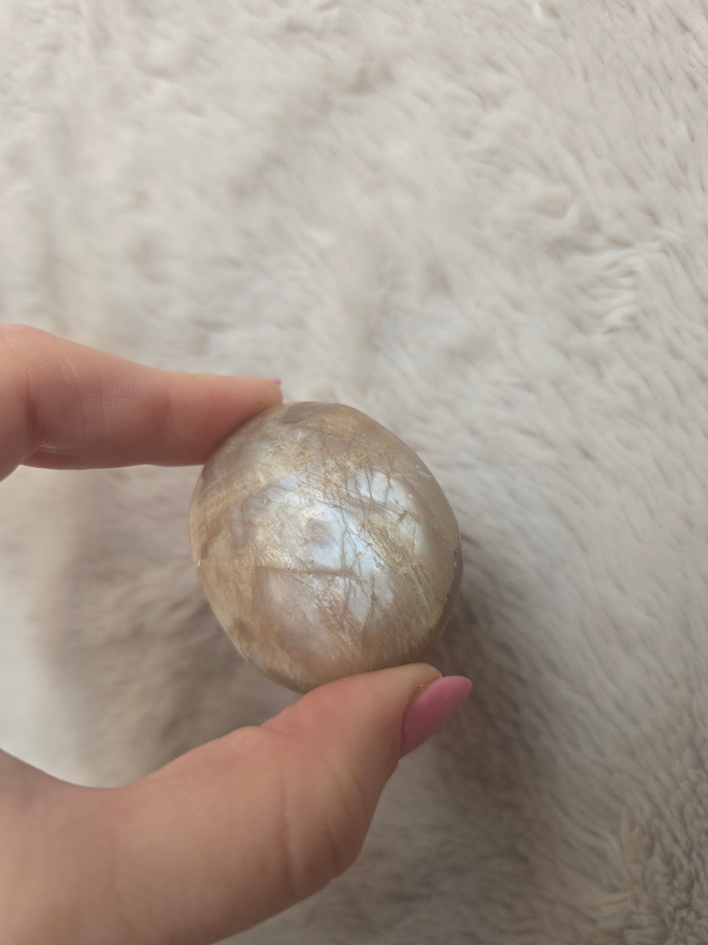 Peach moonstone mini palms