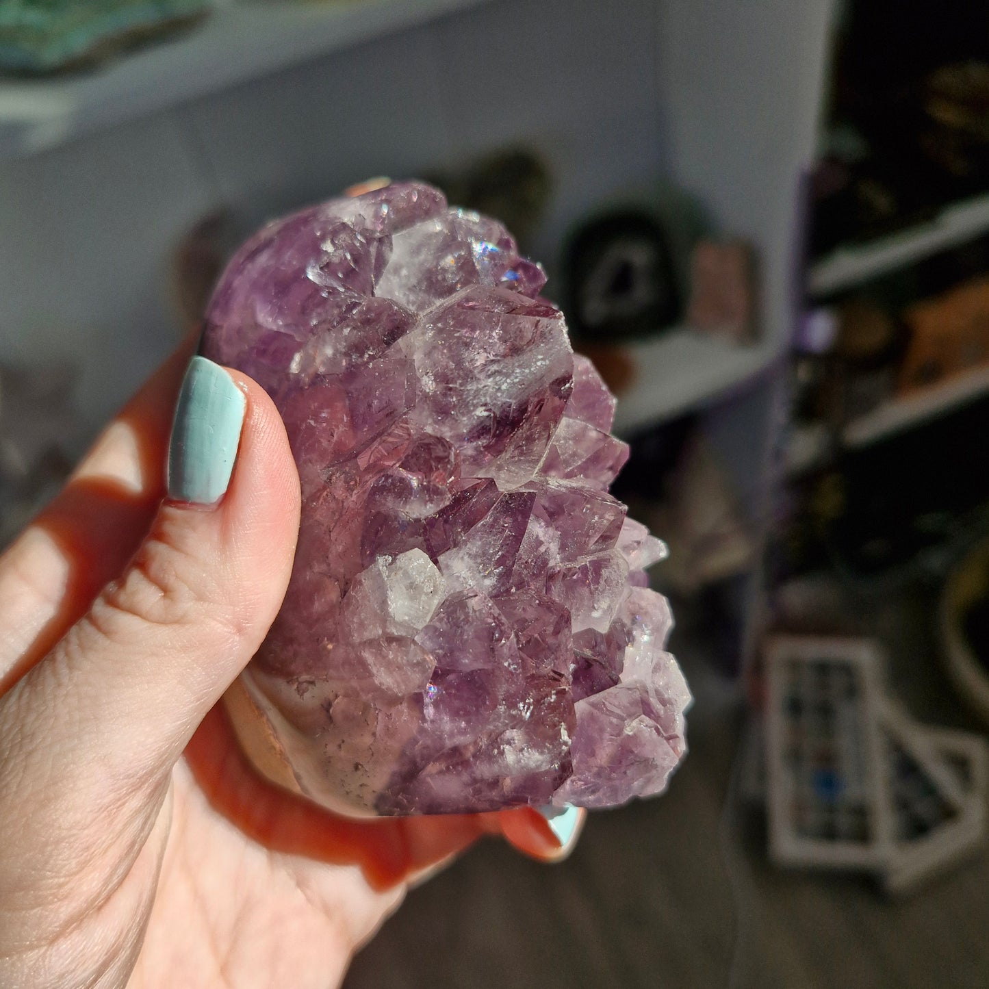 Chunky amethyst geode