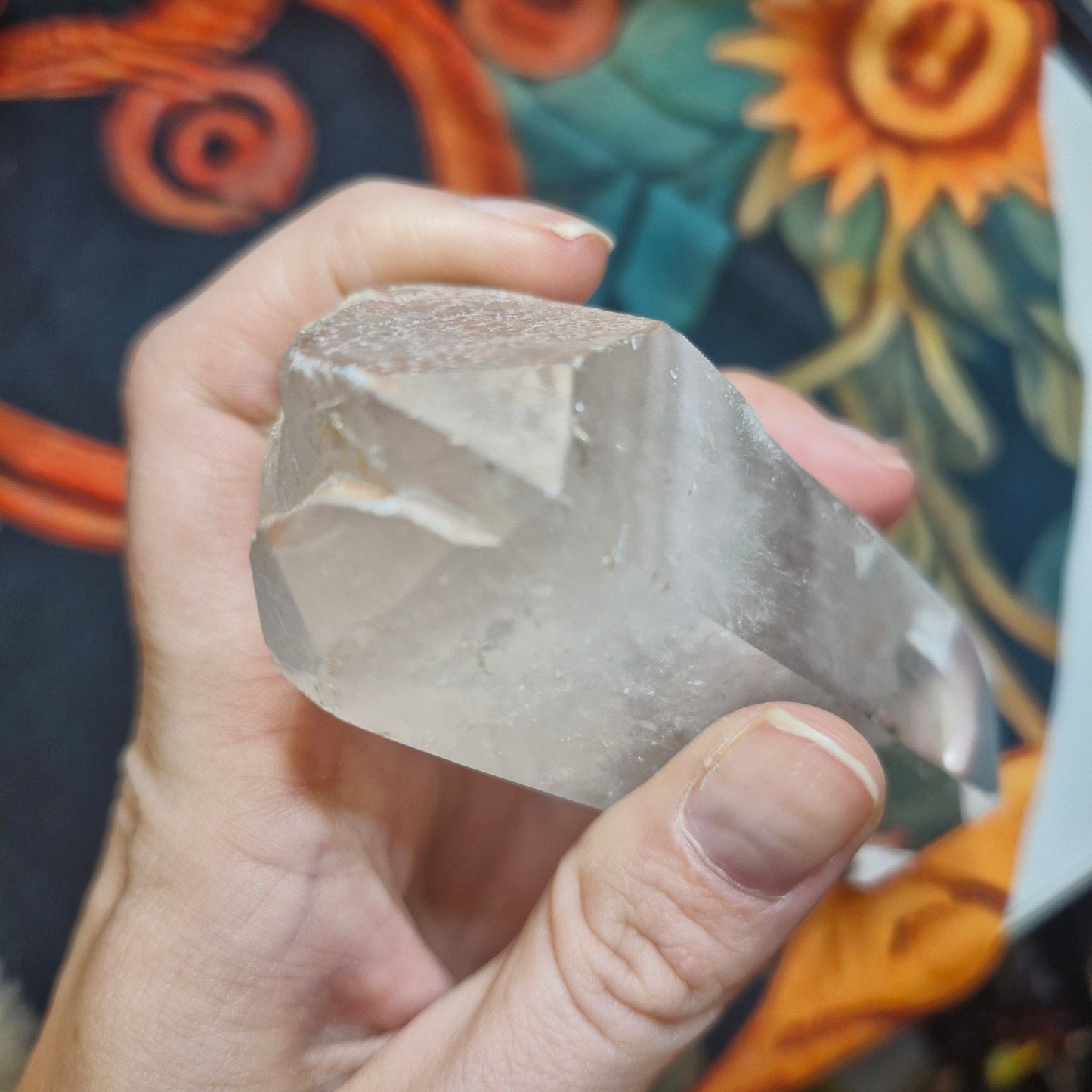 Extra large clear quartz point