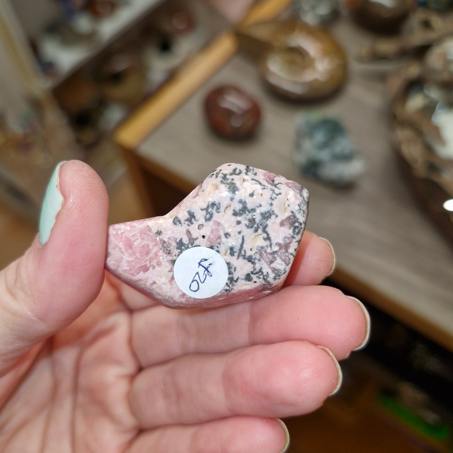 Rhodochrosite freeform