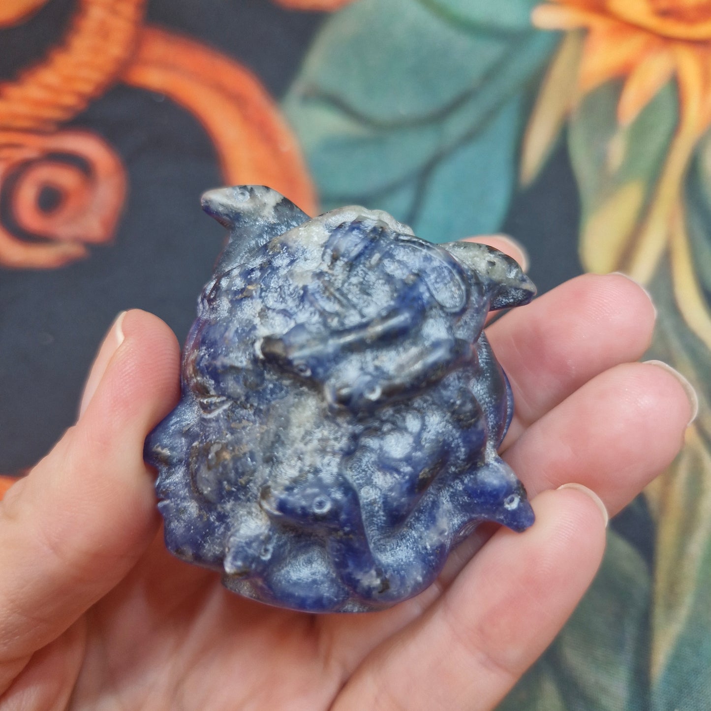 Medusa Head crystal carving