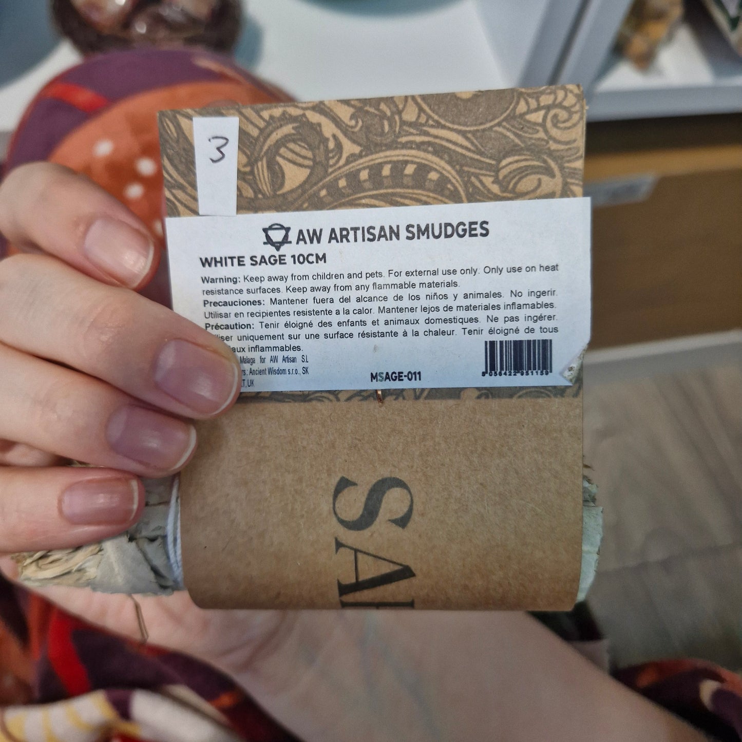 Smudging white sage bundles (one pack)