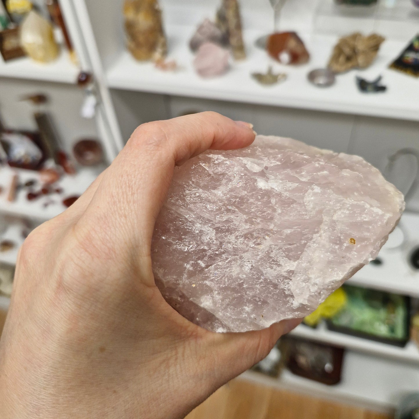 1kg Big chunk raw rose quartz