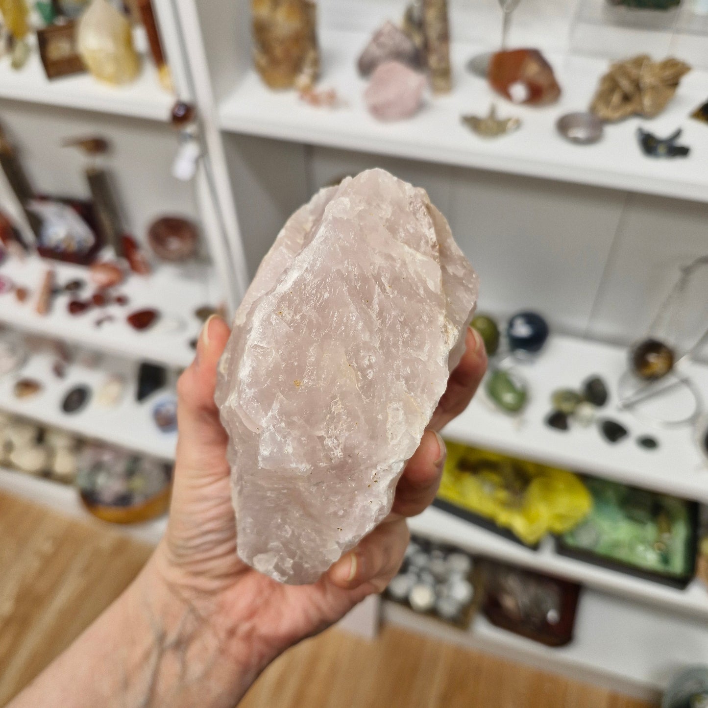 1kg Big chunk raw rose quartz