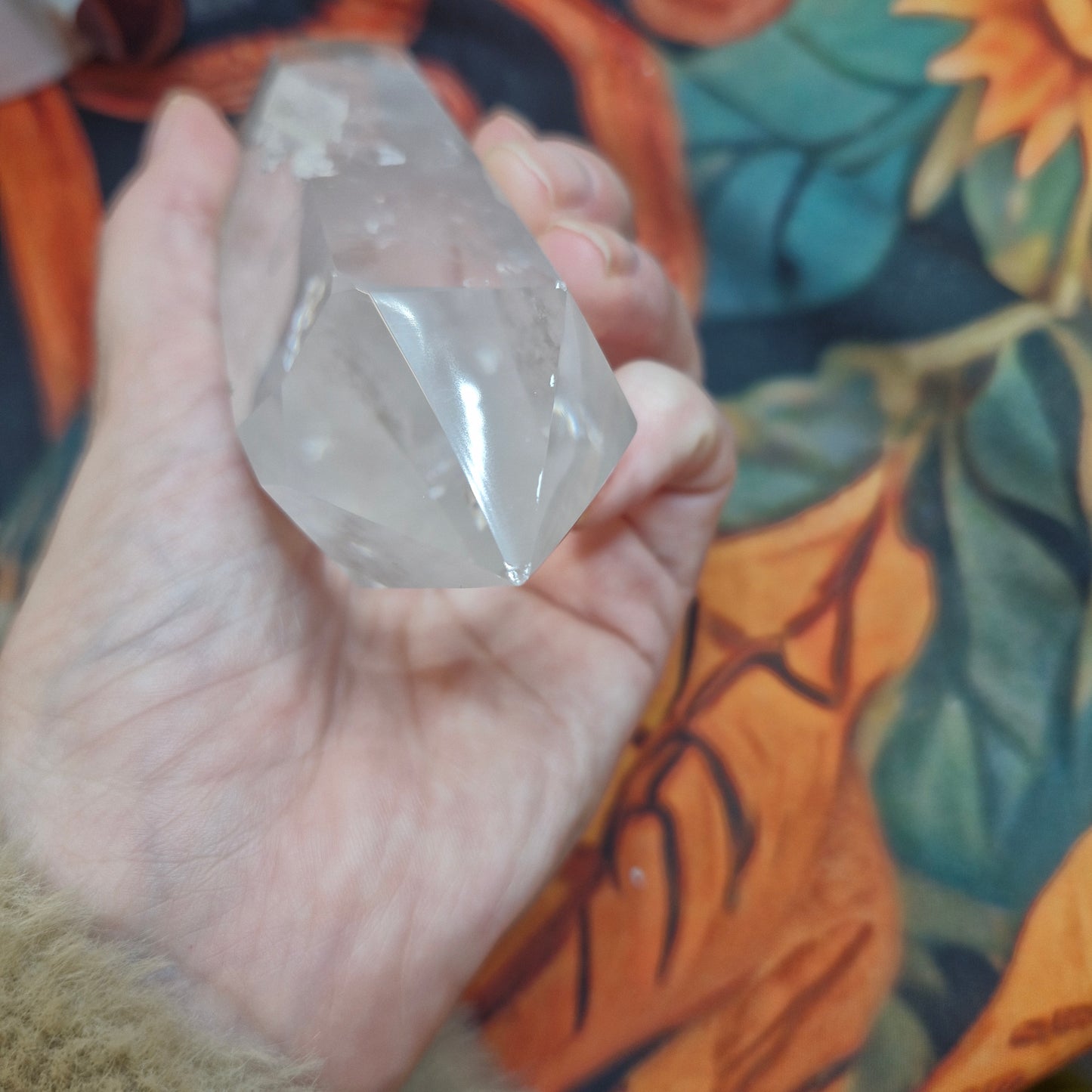 Extra large clear quartz point