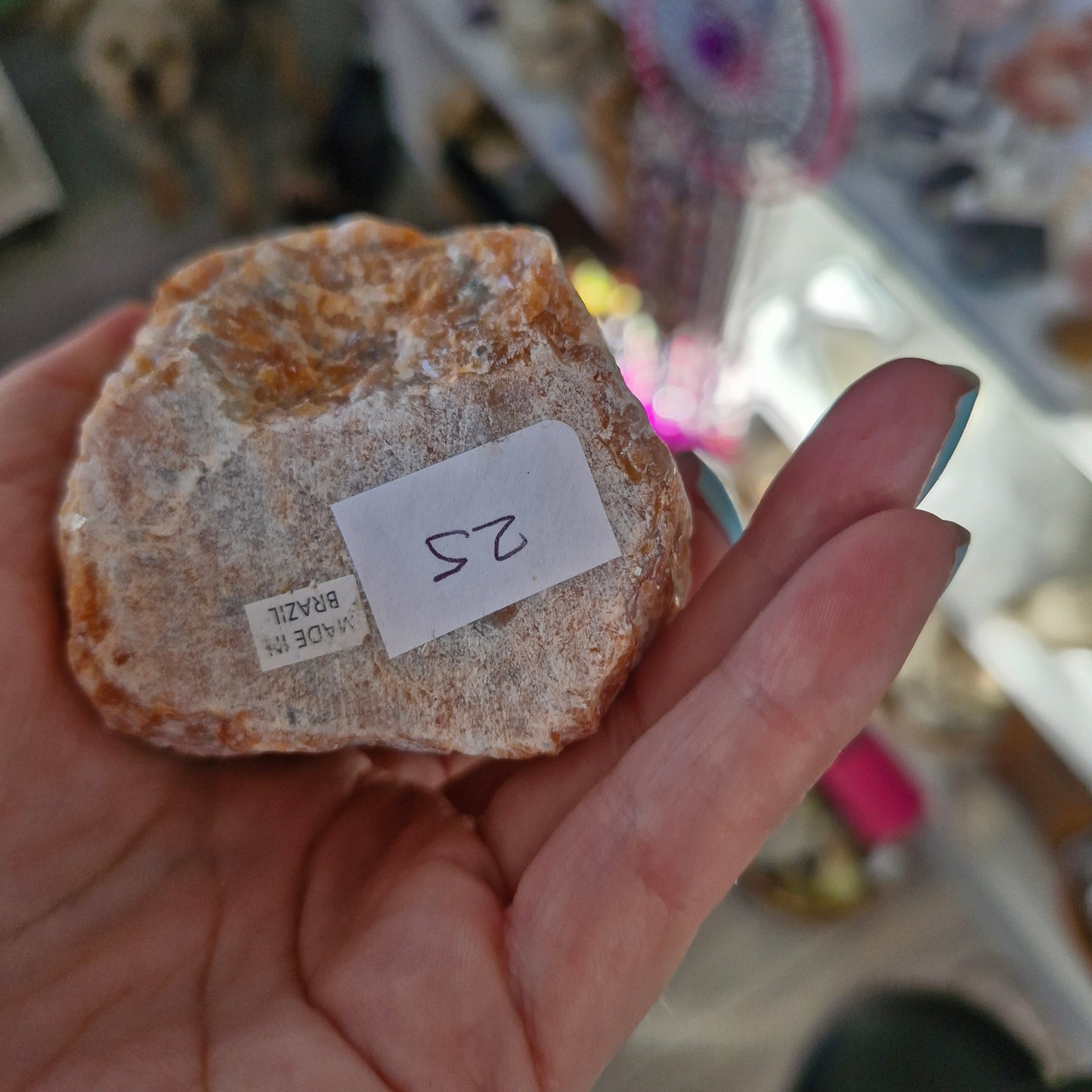 Orchid calcite generator cut base point