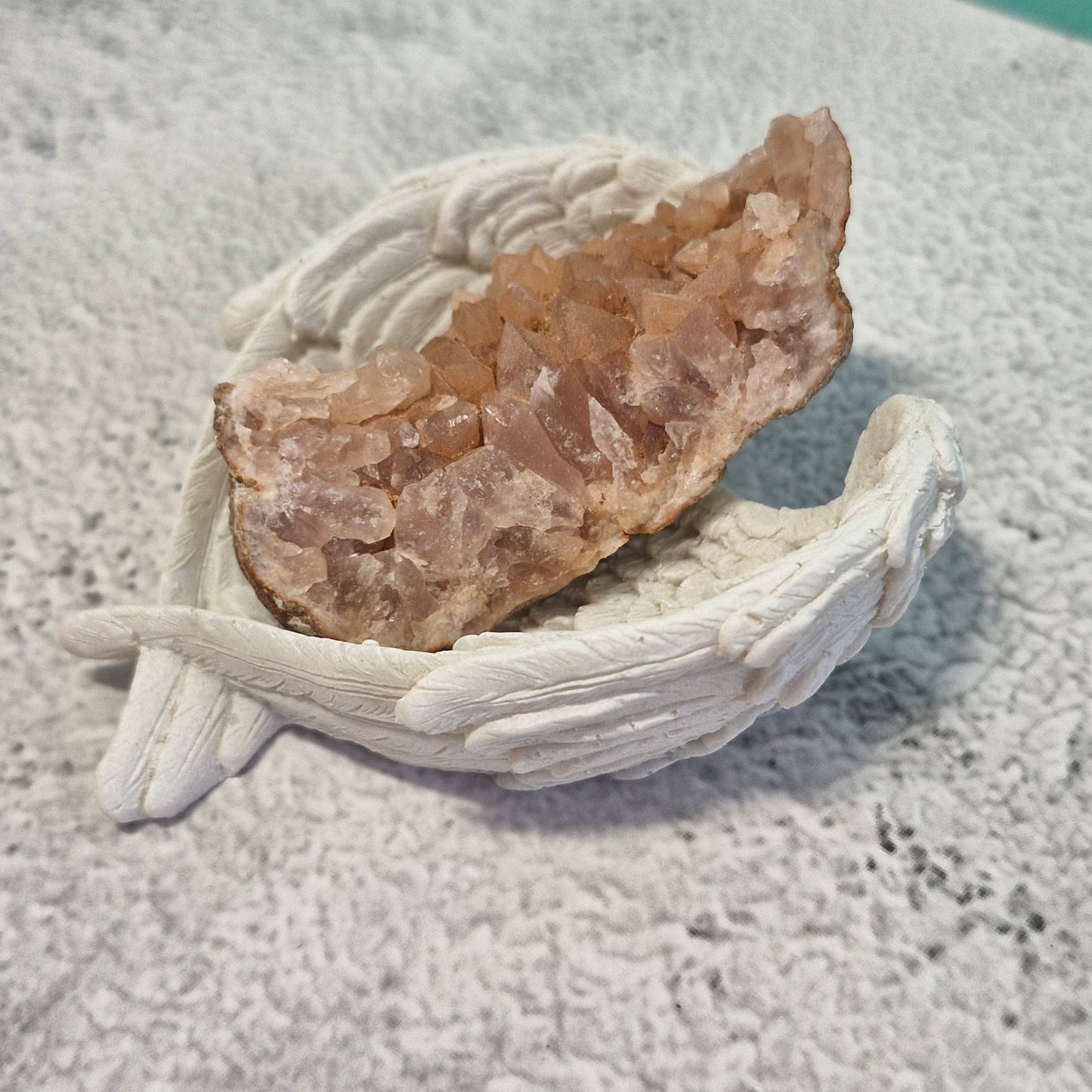 Pink patagonian amethyst small geode