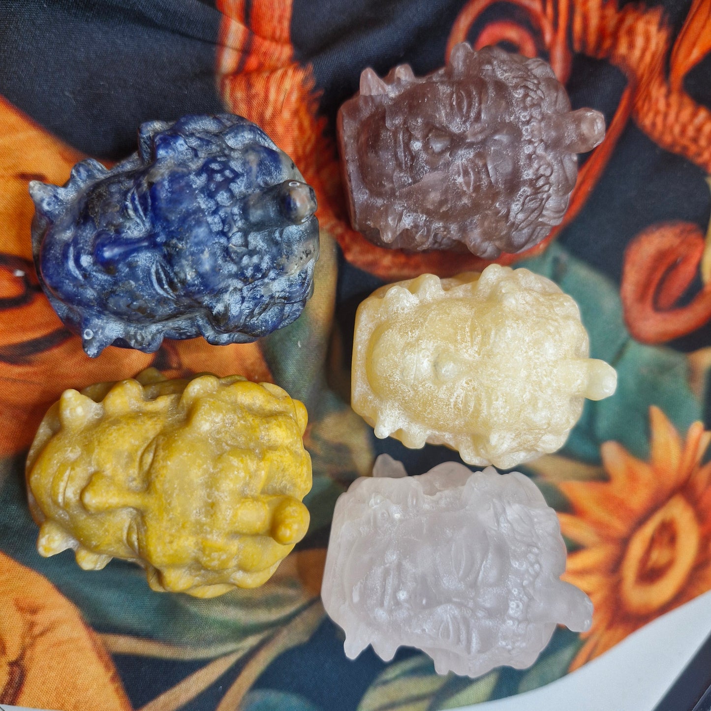 Medusa Head crystal carving