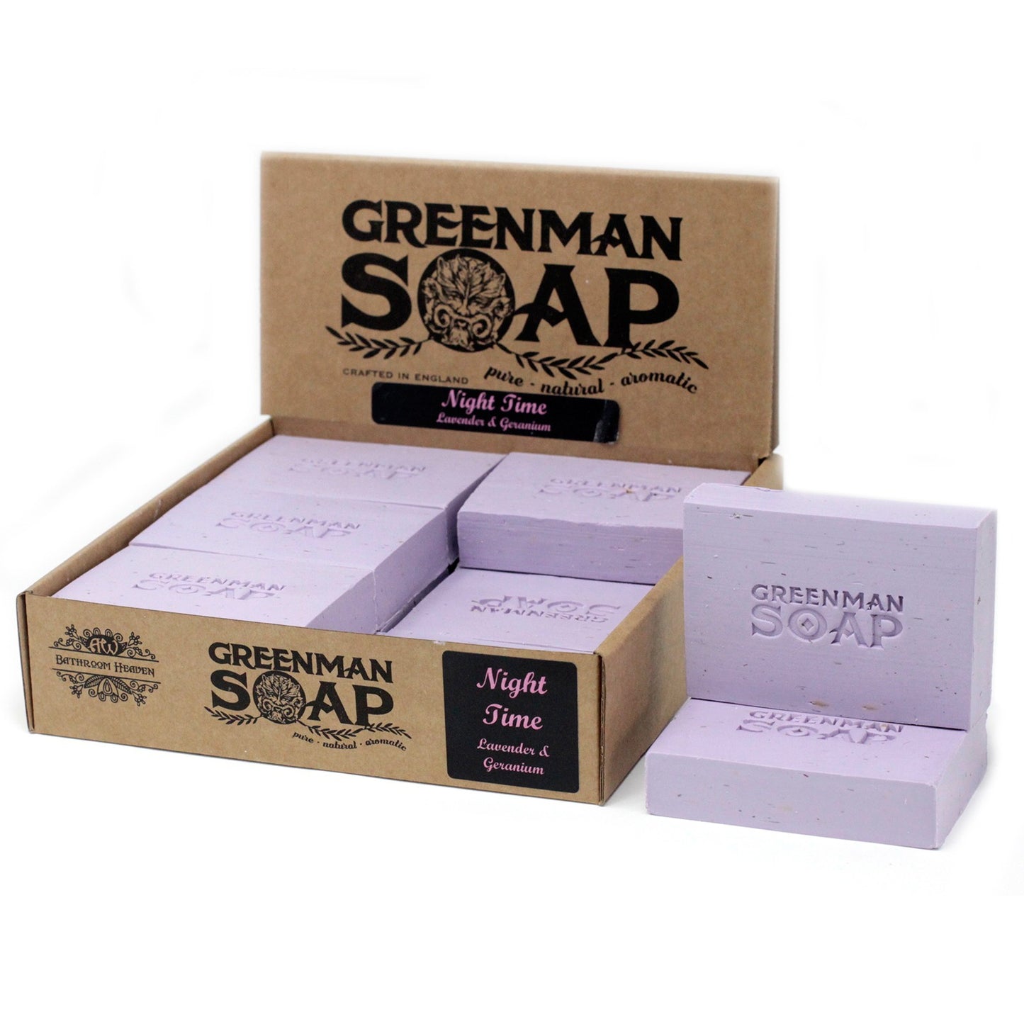 Greenman Single Soap Bar - Night Time Lavender and Geranium