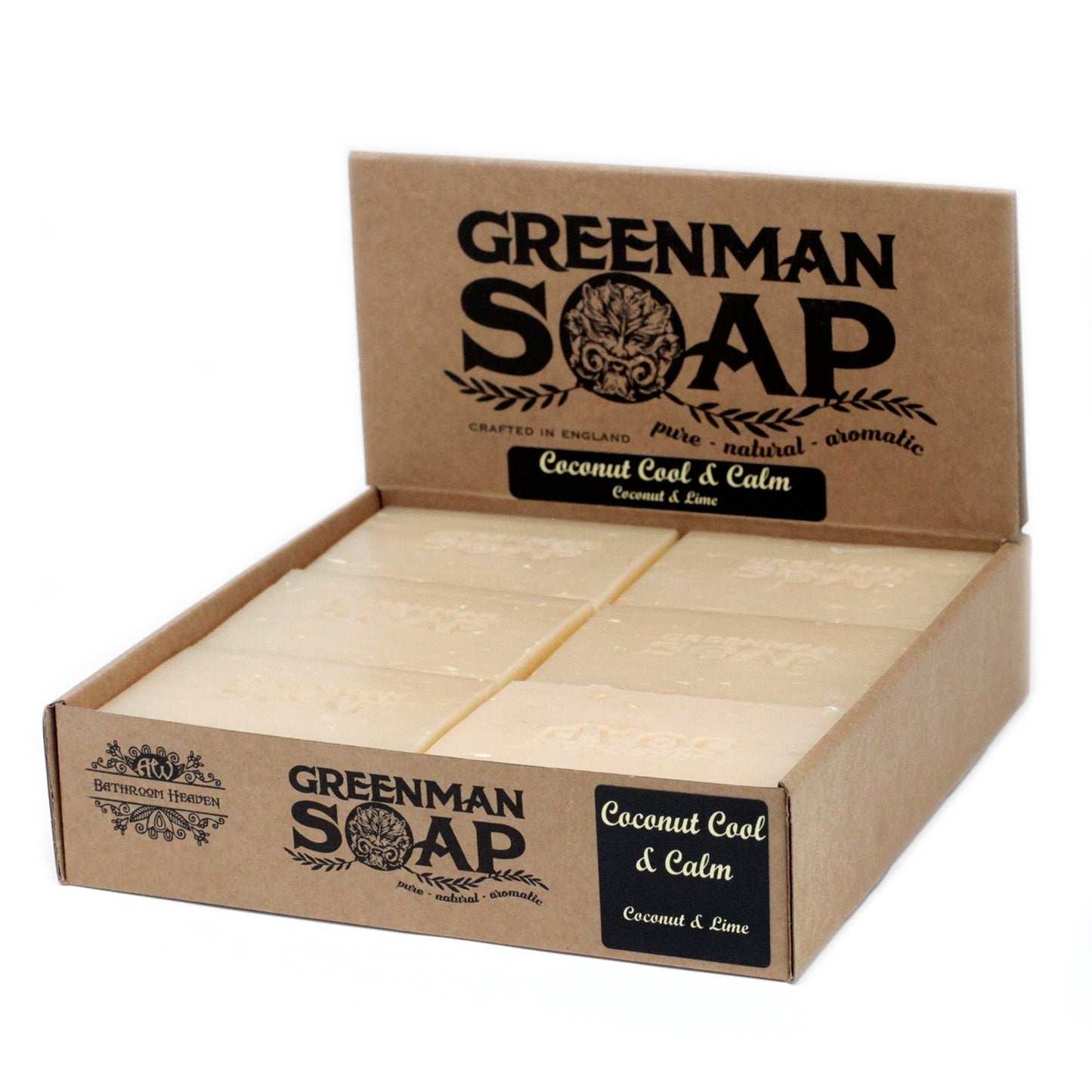 Greenman Single Soap Bar - Coconut Cool & Calm - Coconut and Lime