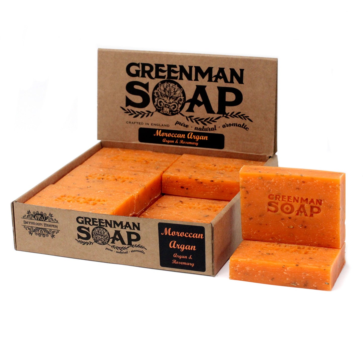 Greenman Single Soap Bar - Moroccan Argan - Argan and Rosemary