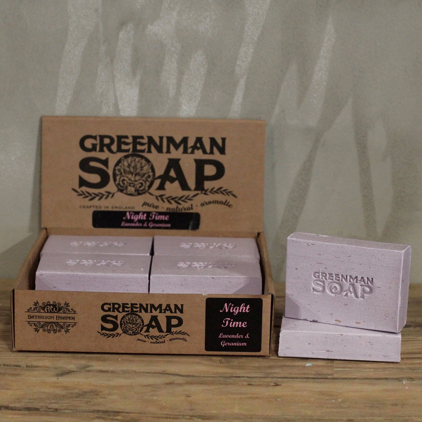 Greenman Single Soap Bar - Night Time Lavender and Geranium