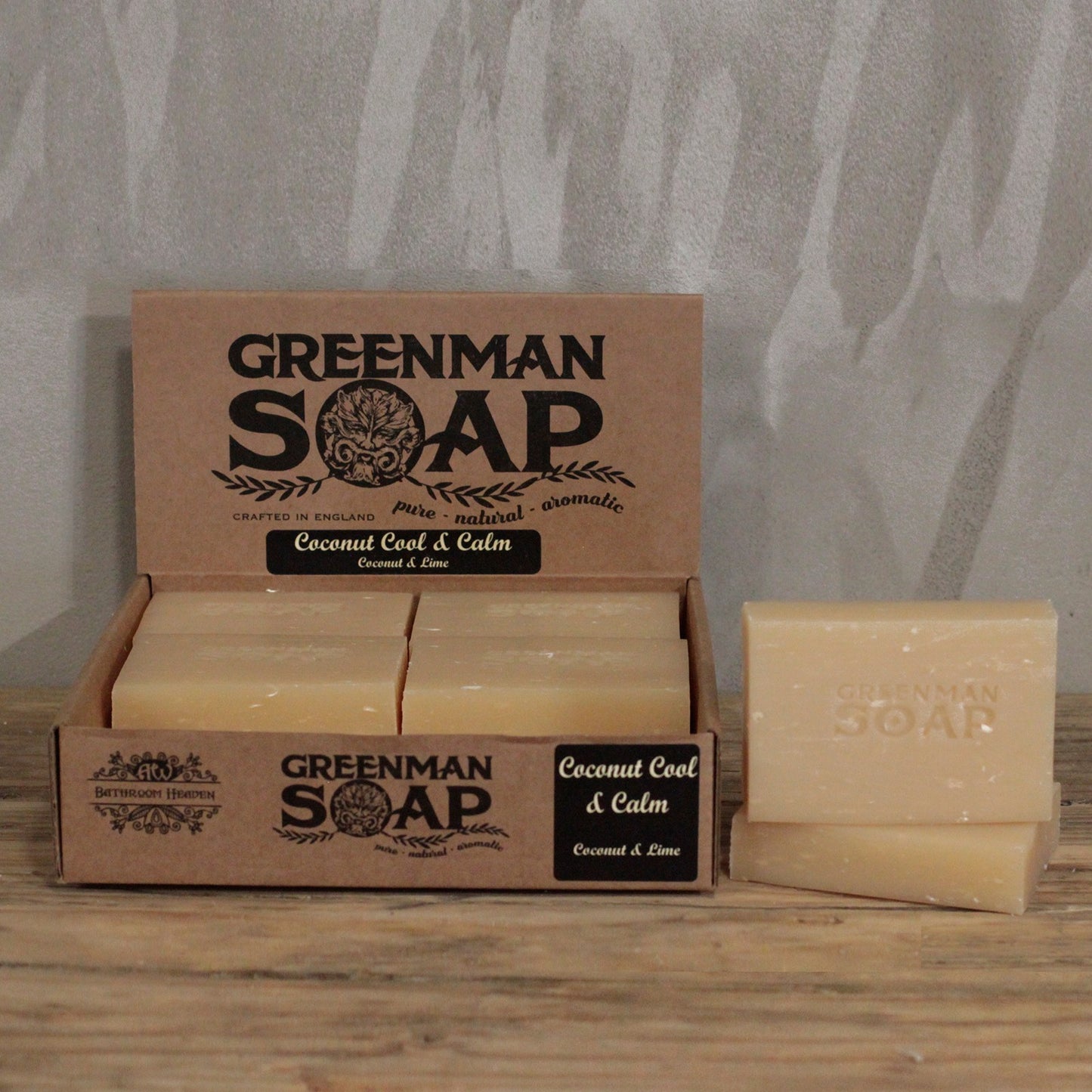 Greenman Single Soap Bar - Coconut Cool & Calm - Coconut and Lime