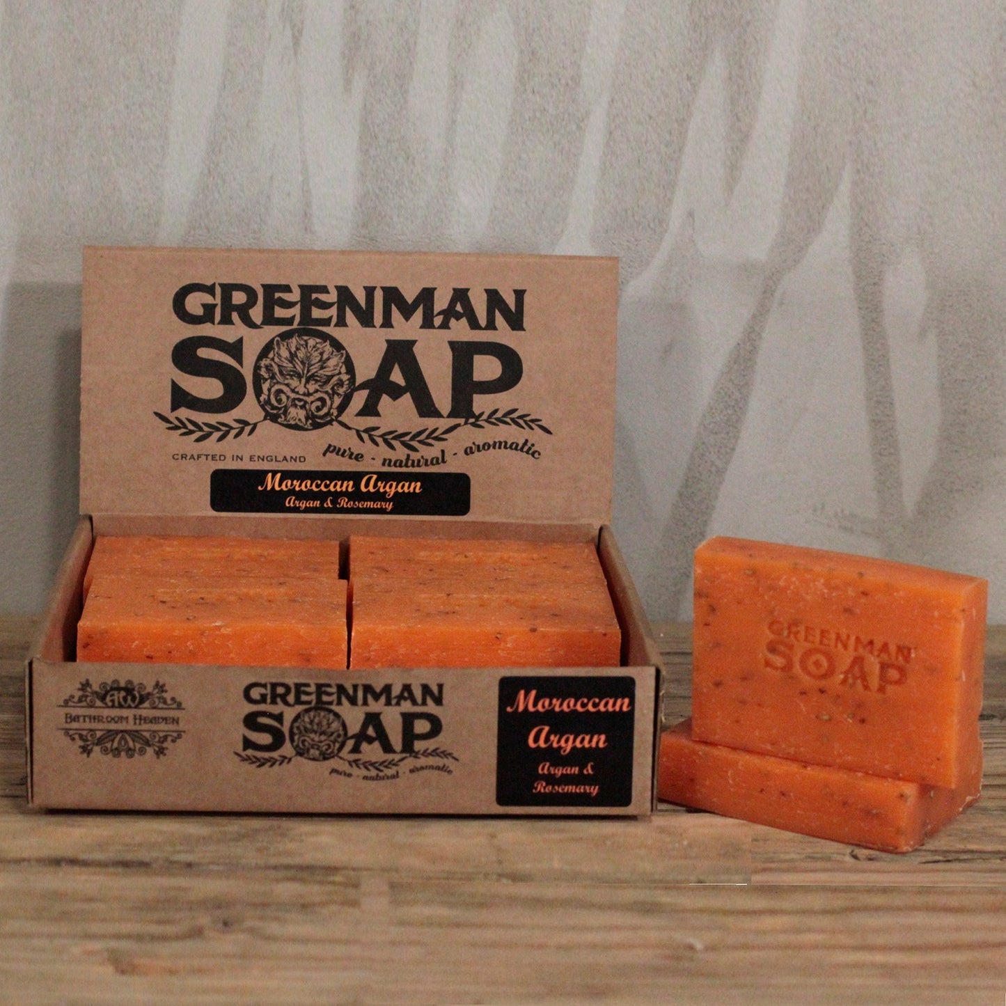 Greenman Single Soap Bar - Moroccan Argan - Argan and Rosemary
