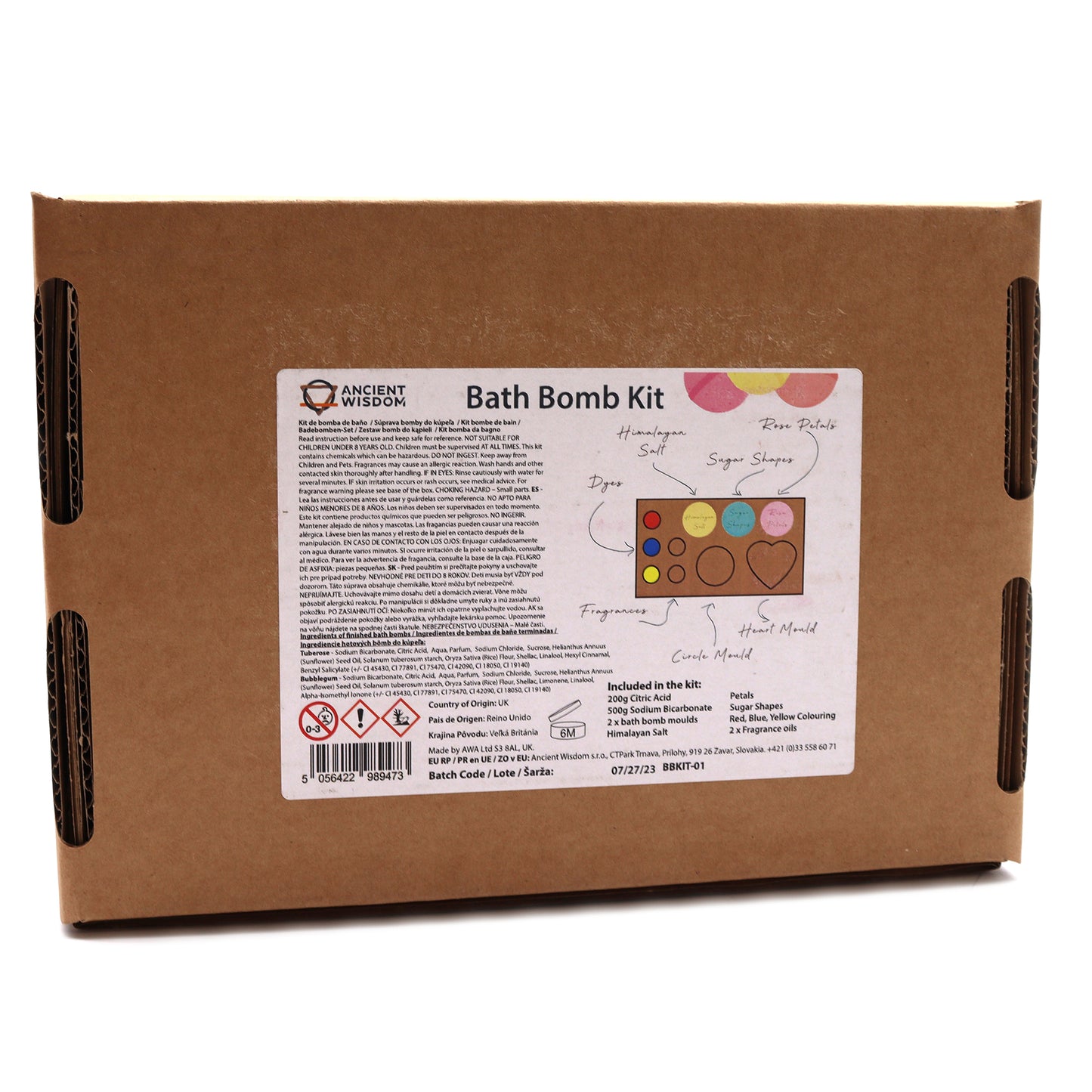 Tuberose and Bubblegum bath bomb kit