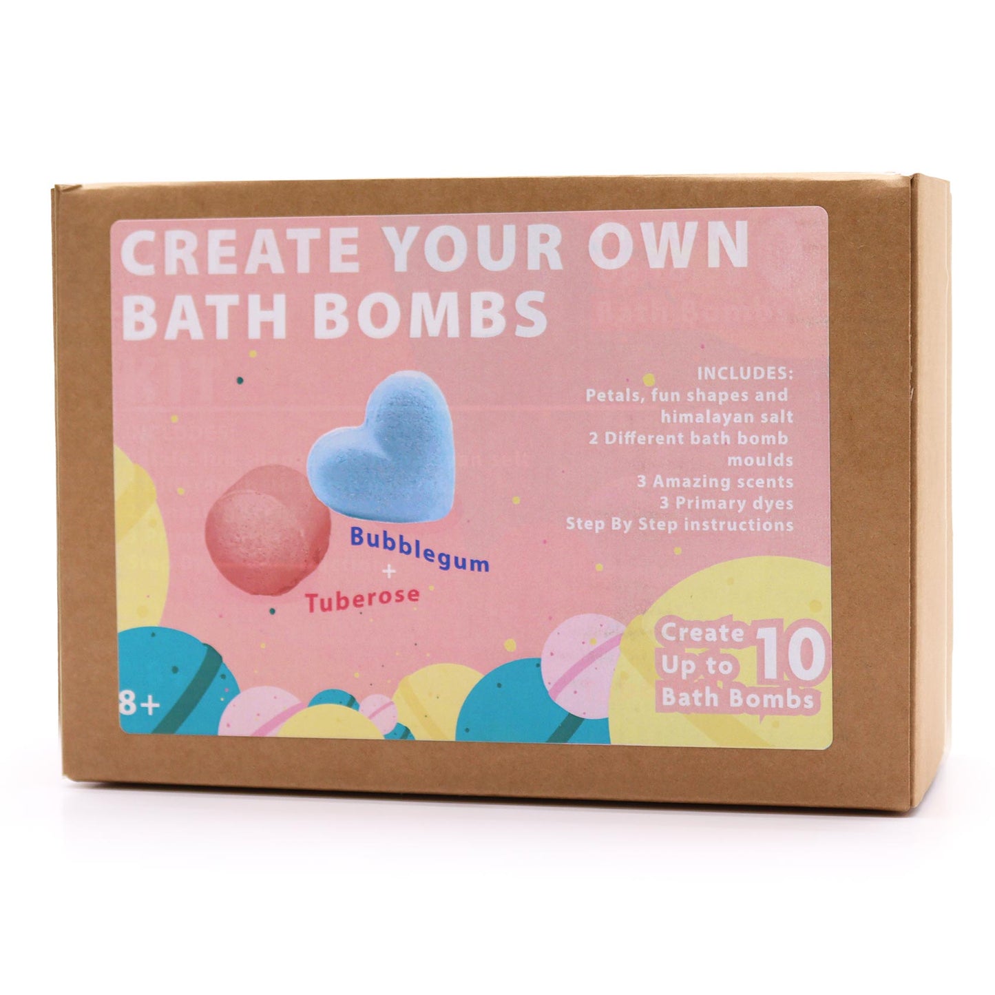 Tuberose and Bubblegum bath bomb kit