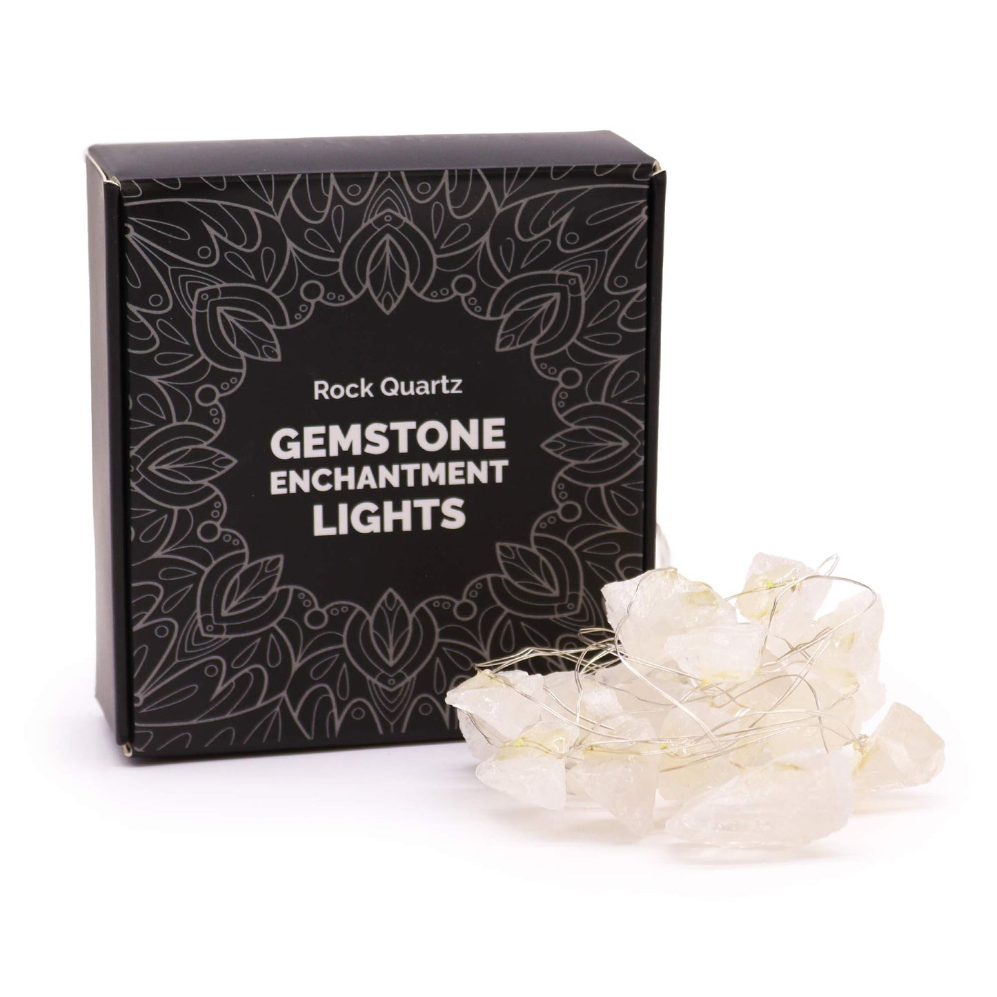 Raw Crystal Clear Quartz USB Fairy Lights