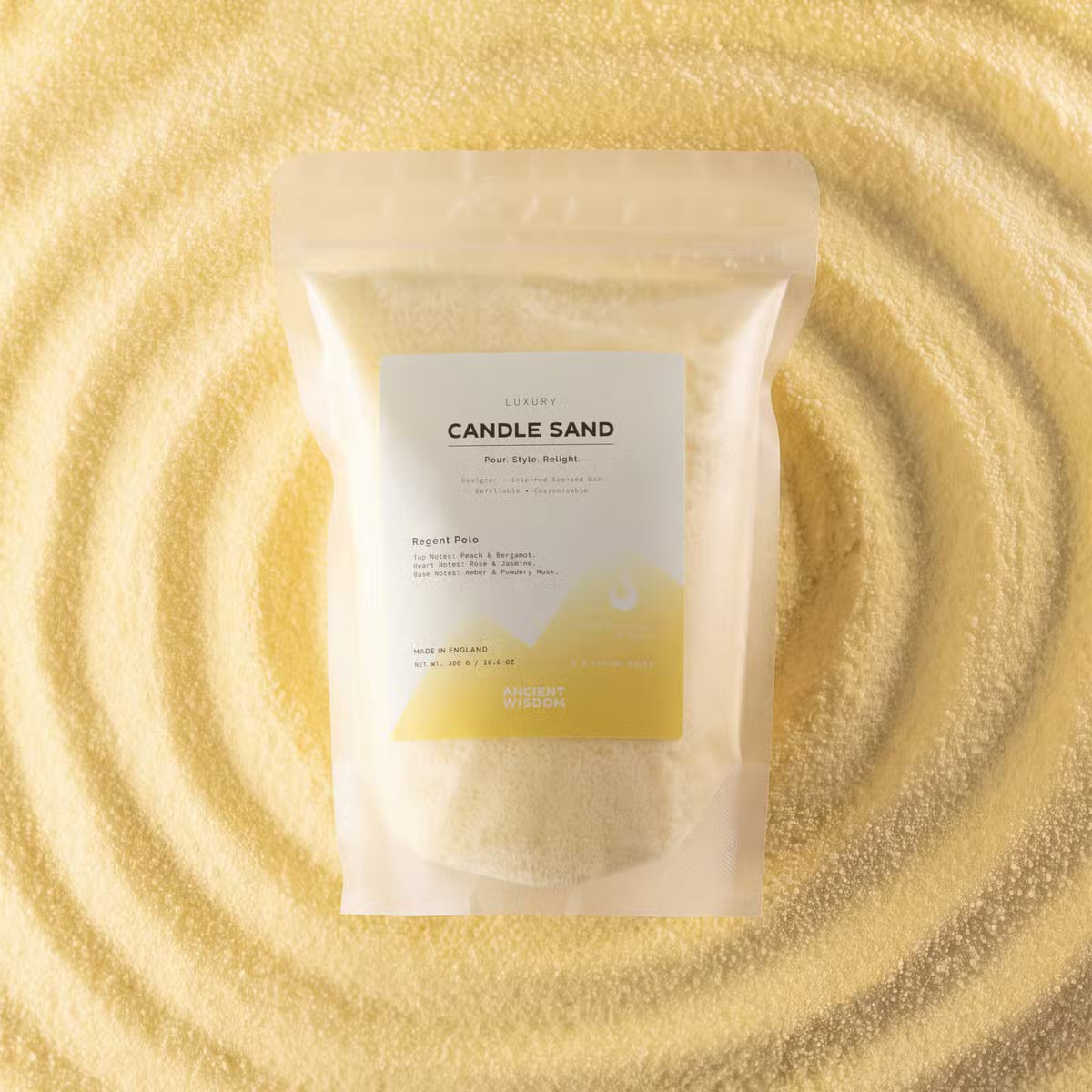 Candle Sand 300g (approx. 60 hours burn time with 4 wicks)