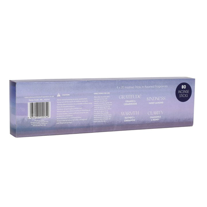 Set of 4 Mindfulness Incense Stick Packs