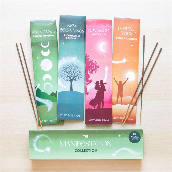 Set of 4 Manifestation Incense Stick Packs