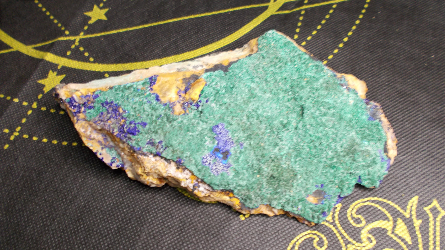Azurite in malachite (5)(12)(18)(40)