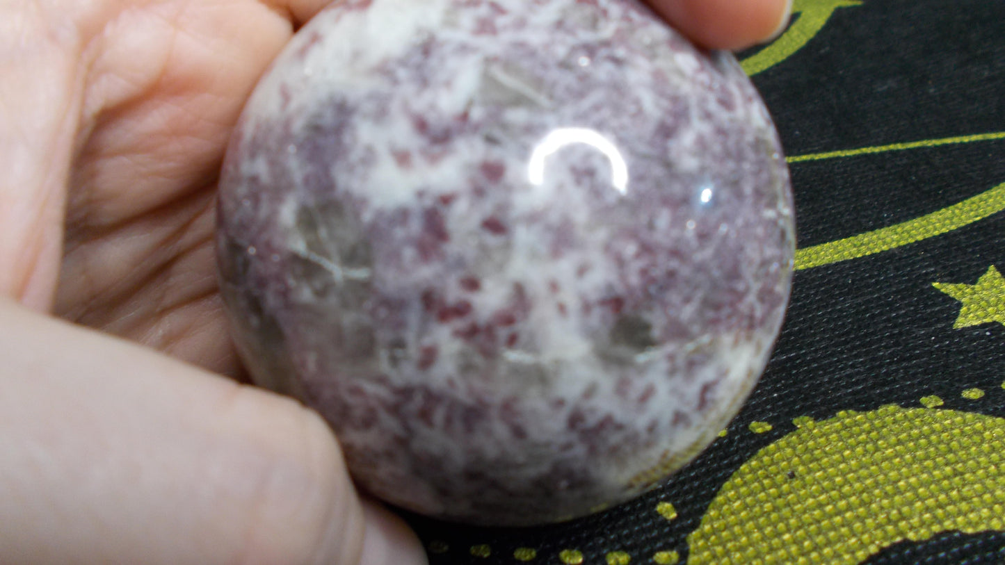 Lepidolite Sphere (44)