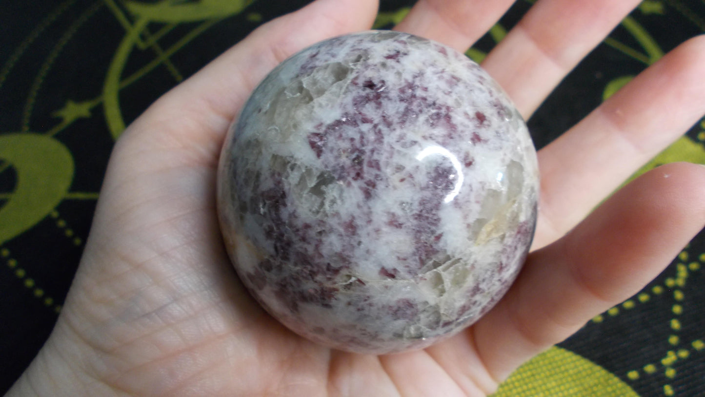 Lepidolite Sphere (44)