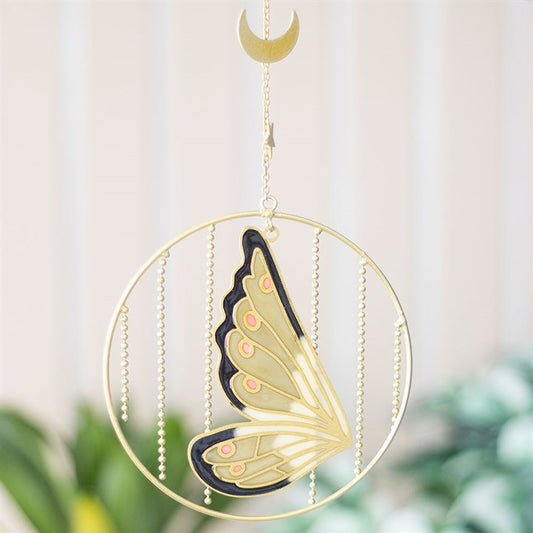 Green Fairy Wing Hanging Decor