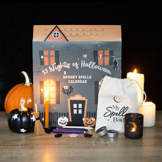13 Nights of Halloween Spooky Spells Advent Calendar, 13 door advent for Halloween Samhain