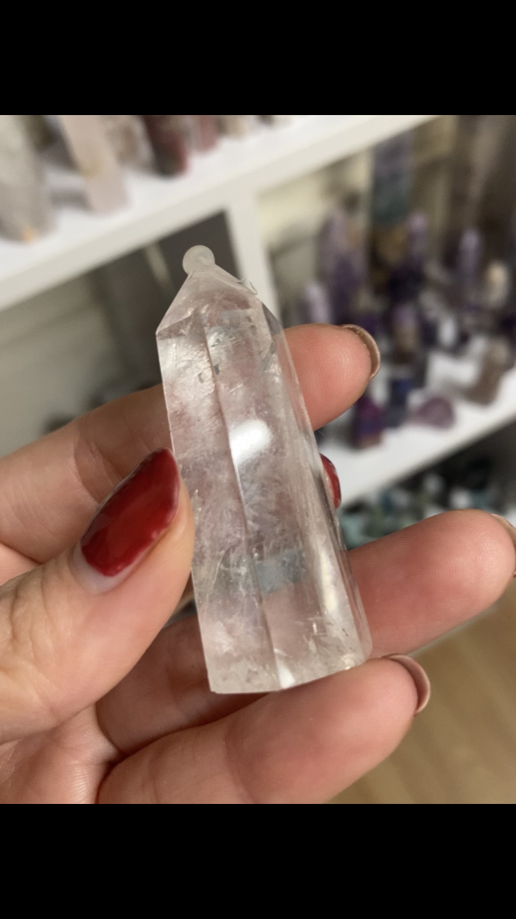 Clear Quartz Mini Point Tower