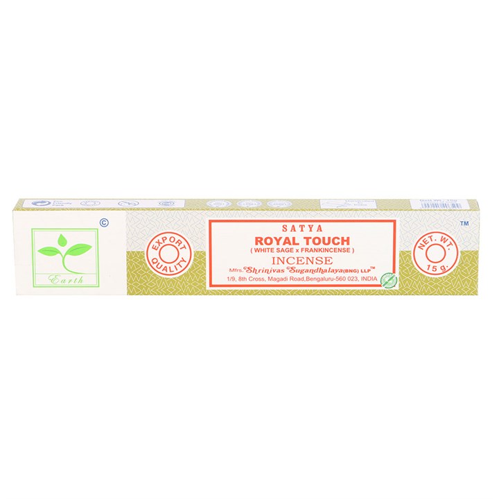 Royal Touch Satya White Sage and Frankincense incense sticks