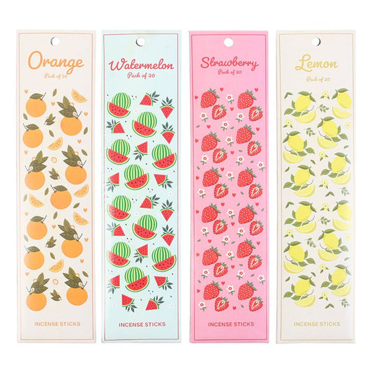 Set of 4 Tutti Fruitti Incense Stick Packs