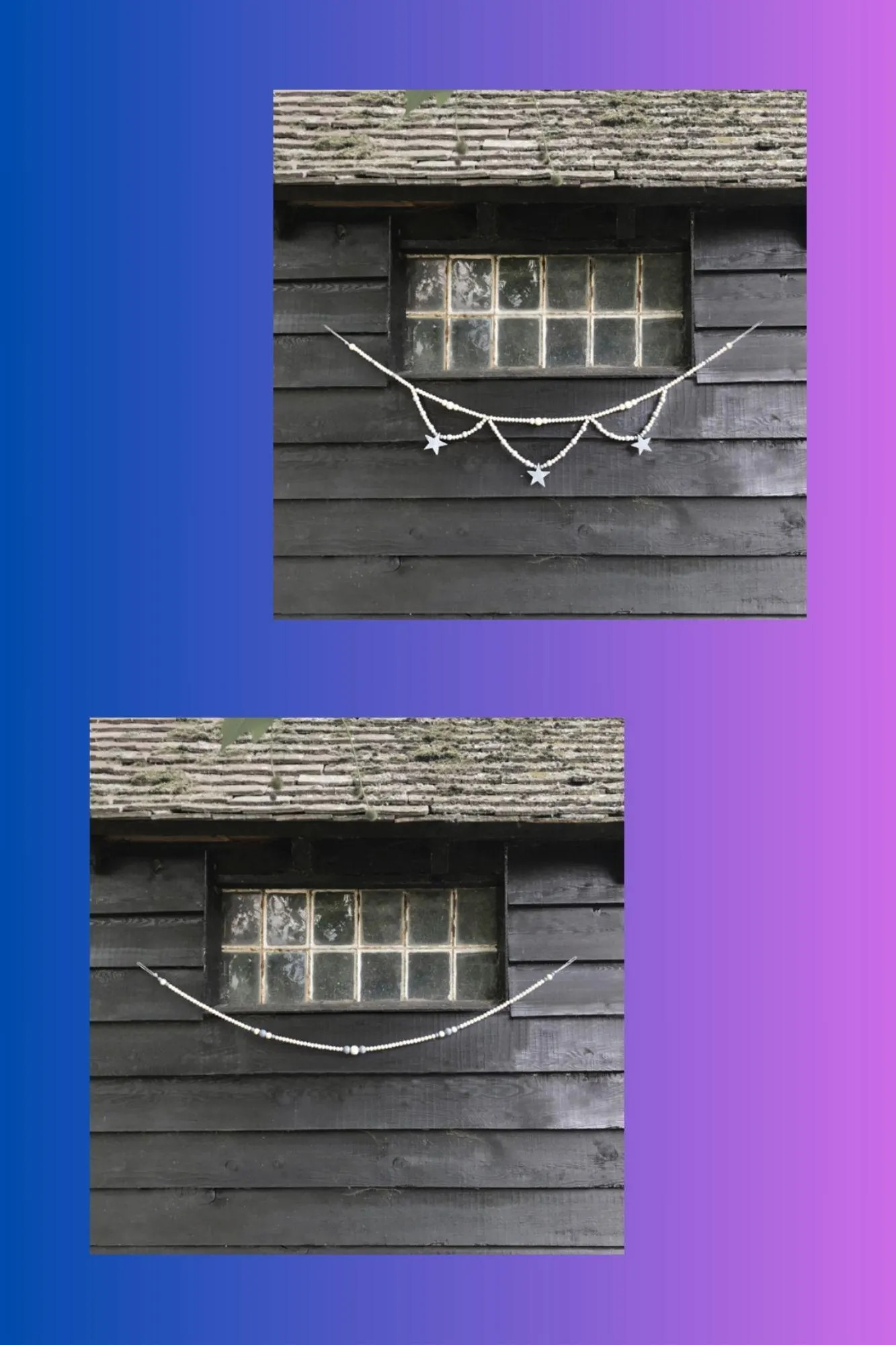 Bead Swag Garlands (wooden bead garlands, nursery, outdoor decor, room decorations, wall decor, bunting, kids room)