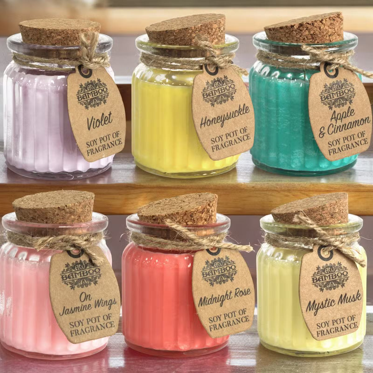 Soy Pot of Fragrance Candles (Multiple fragrances)