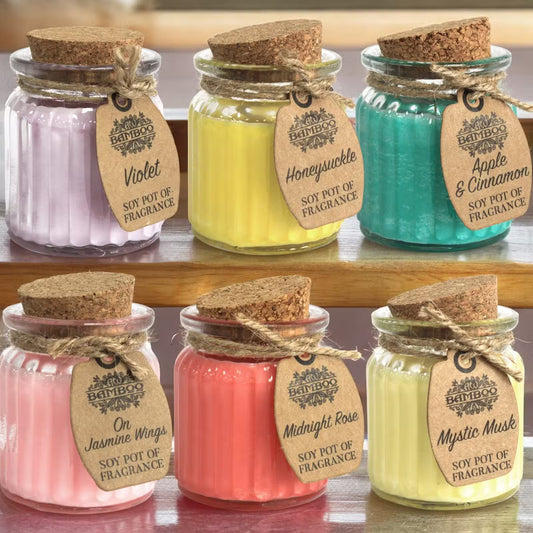 Soy Pot of Fragrance Candles (Multiple fragrances)
