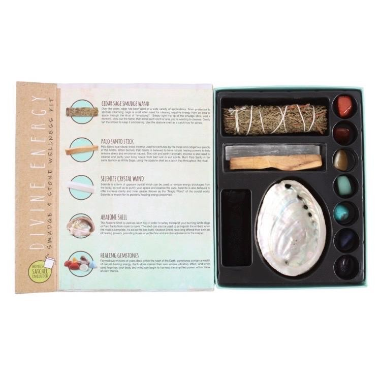 Divine Energy Smudge and stones kit
