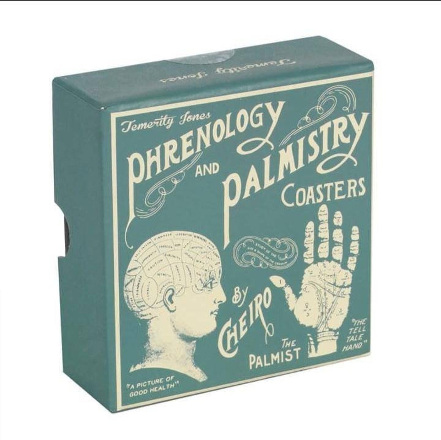 Phrenology & Palmistry coasters.