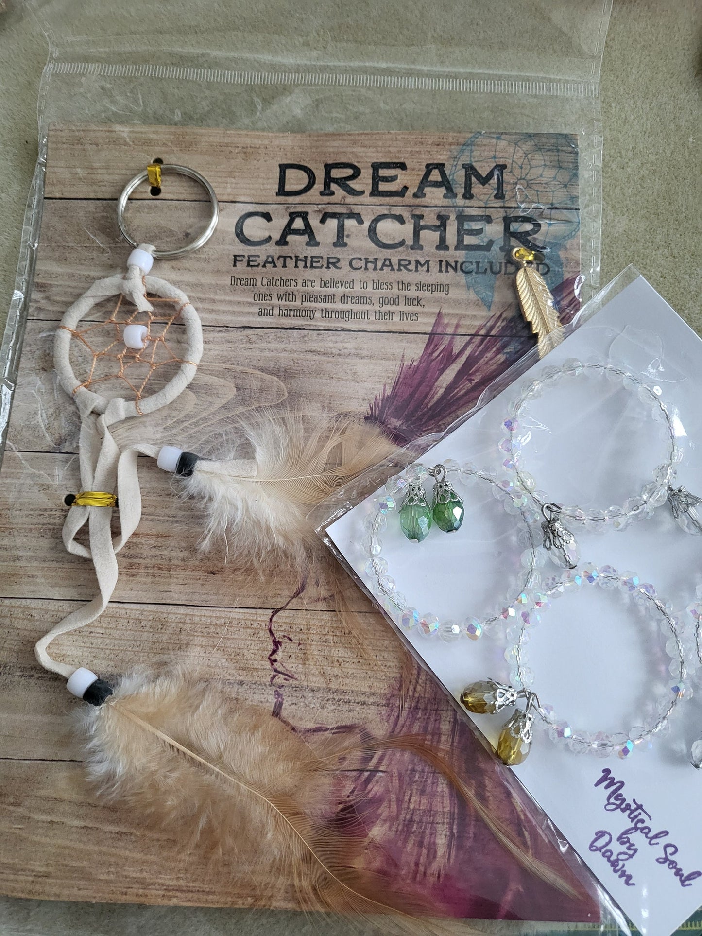 Lucky dip bags (necklaces, bracelets , dream catchers,  trinket holders or window suncatchers etc)